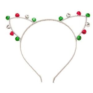 NWT Celebrate Together Cat Ears Headband in Silver